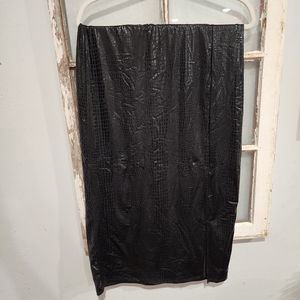 Snake skin pencil skirt